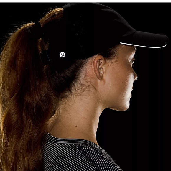 lululemon athletica Accessories - Lululemon Fast and Free Ponytail Running Hat Vent Black